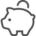 ブタの貯金箱の線画アイコン.png